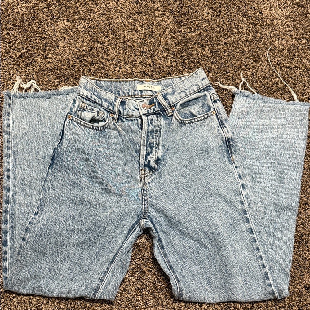 PacSun Light Blue Distressed Denim Jeans